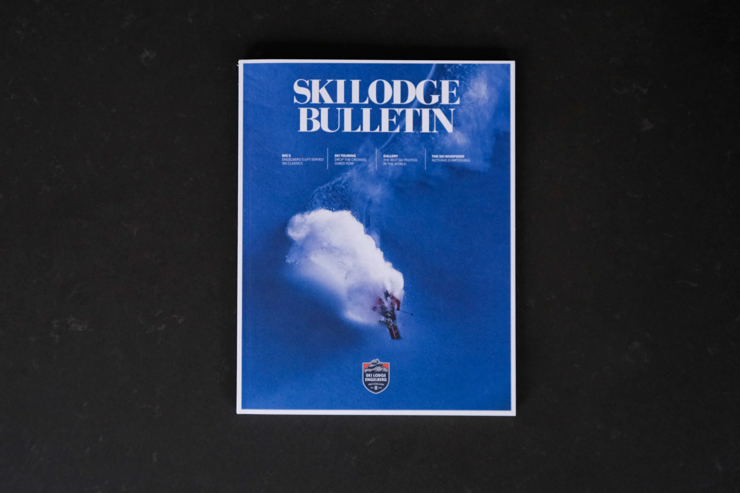 Ski Lodge Bulletin — Engelberg 01 — print image 1